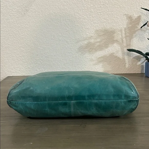 Coach Poppy Leather SpectatorGlam Tote -18998 Green - Picture 8 of 11